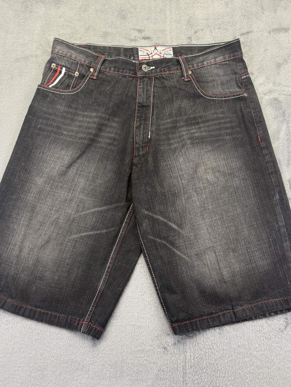 Evolution In Design Men's Dark Wash Denim Shorts